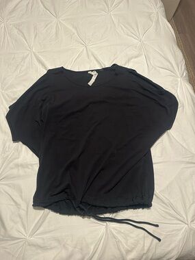lululemon athletica Black Drawstring Hem Tunic